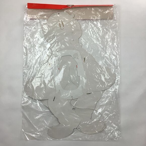 Vintage Pull String Santa Christmas Advent Calendar Denmark Moldow Movable Clown - Picture 6 of 12